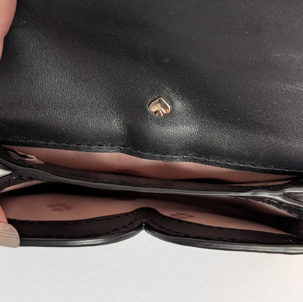 Kate Spade Spademals Gentle Panda Cardholder and Coin Wallet Retired